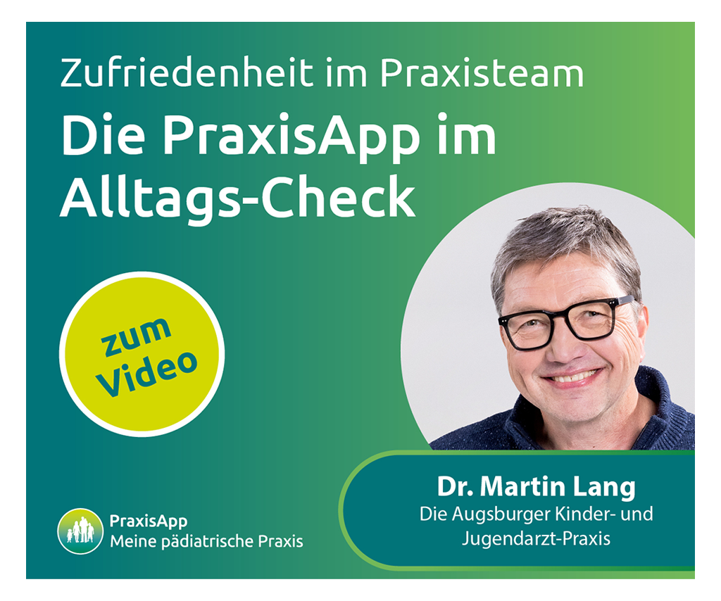 Die PraxisApp im Alltags-Check u.a. mit Dr. Martin Lang.